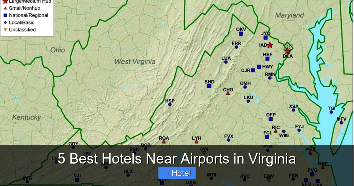 5 Best Hotels Near Airports in Virginia