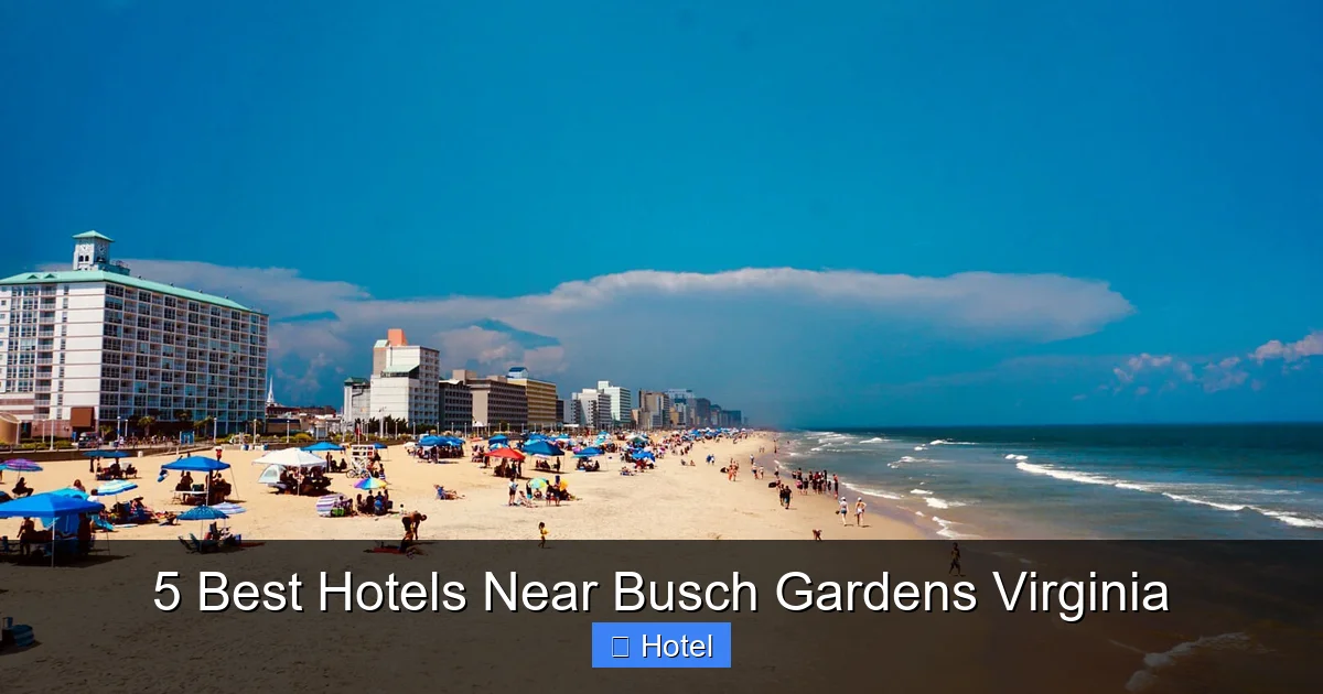 5 Best Hotels Near Busch Gardens Virginia
