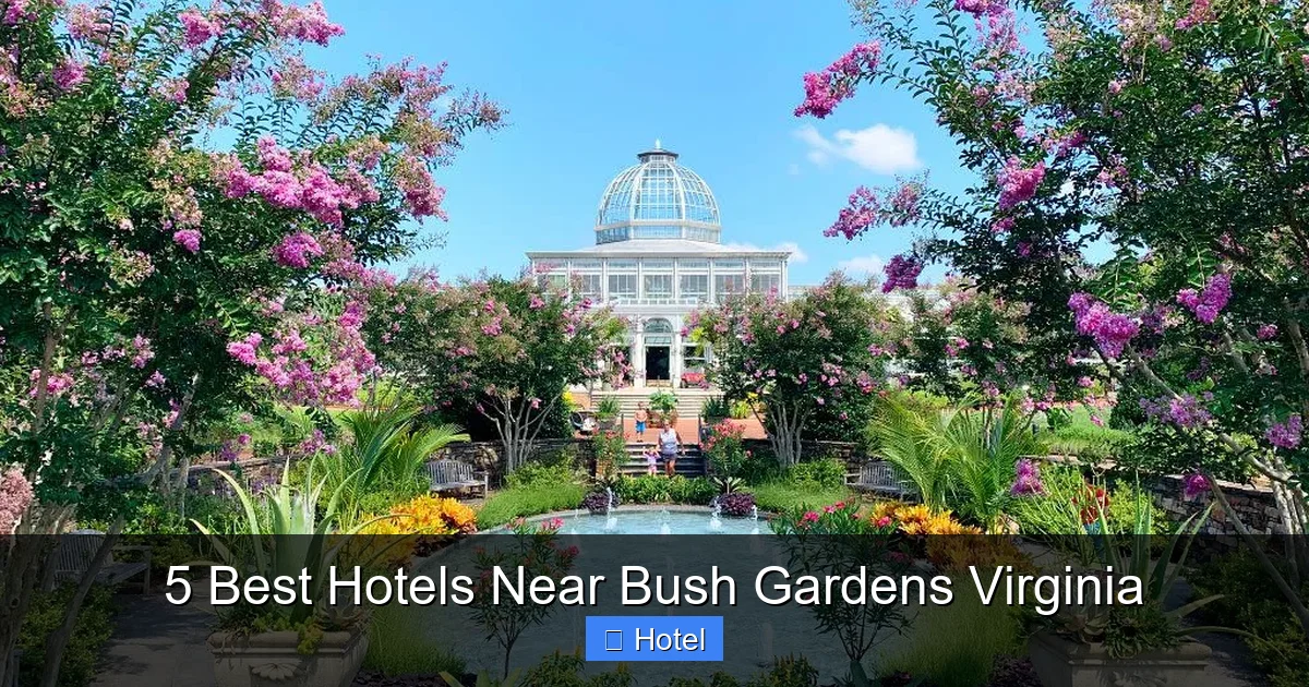 5 Best Hotels Near Bush Gardens Virginia