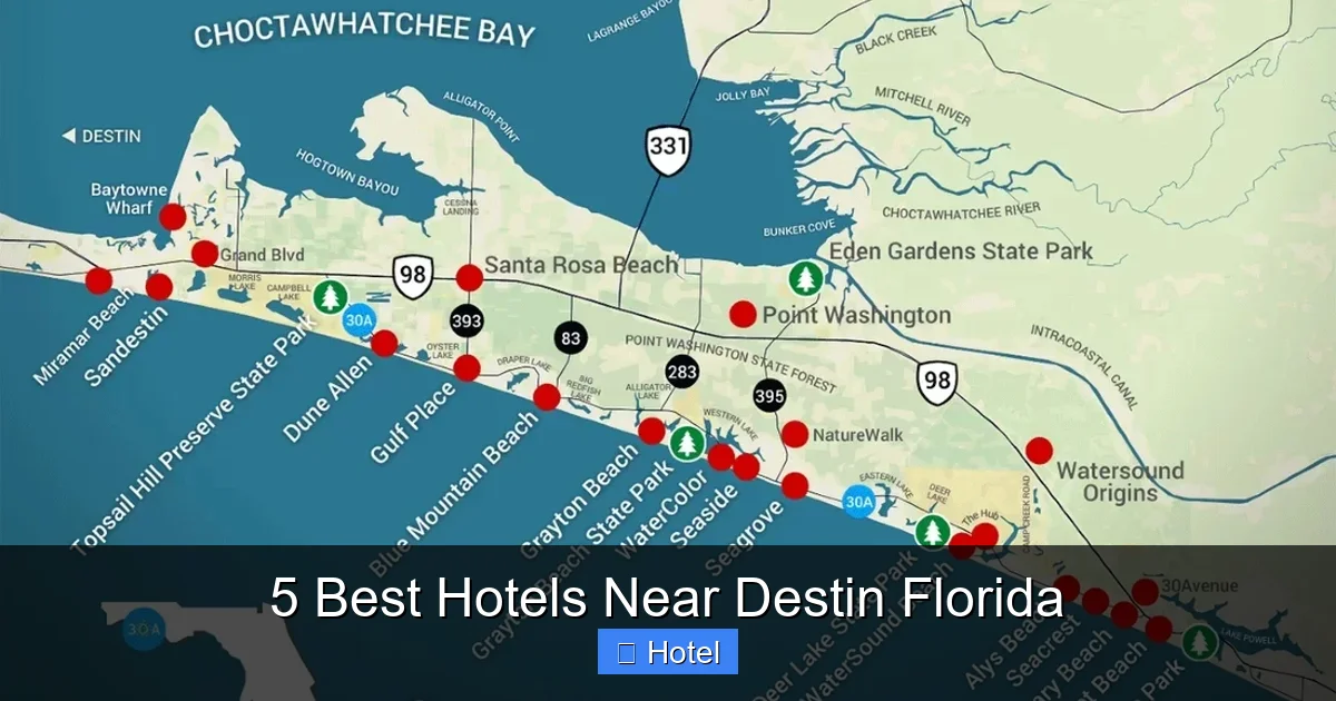 5 Best Hotels Near Destin Florida