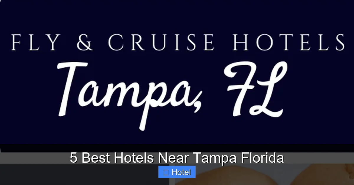 5 Best Hotels Near Tampa Florida