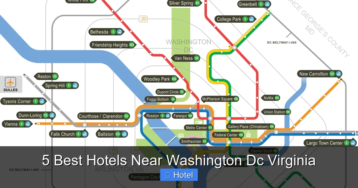 5 Best Hotels Near Washington Dc Virginia