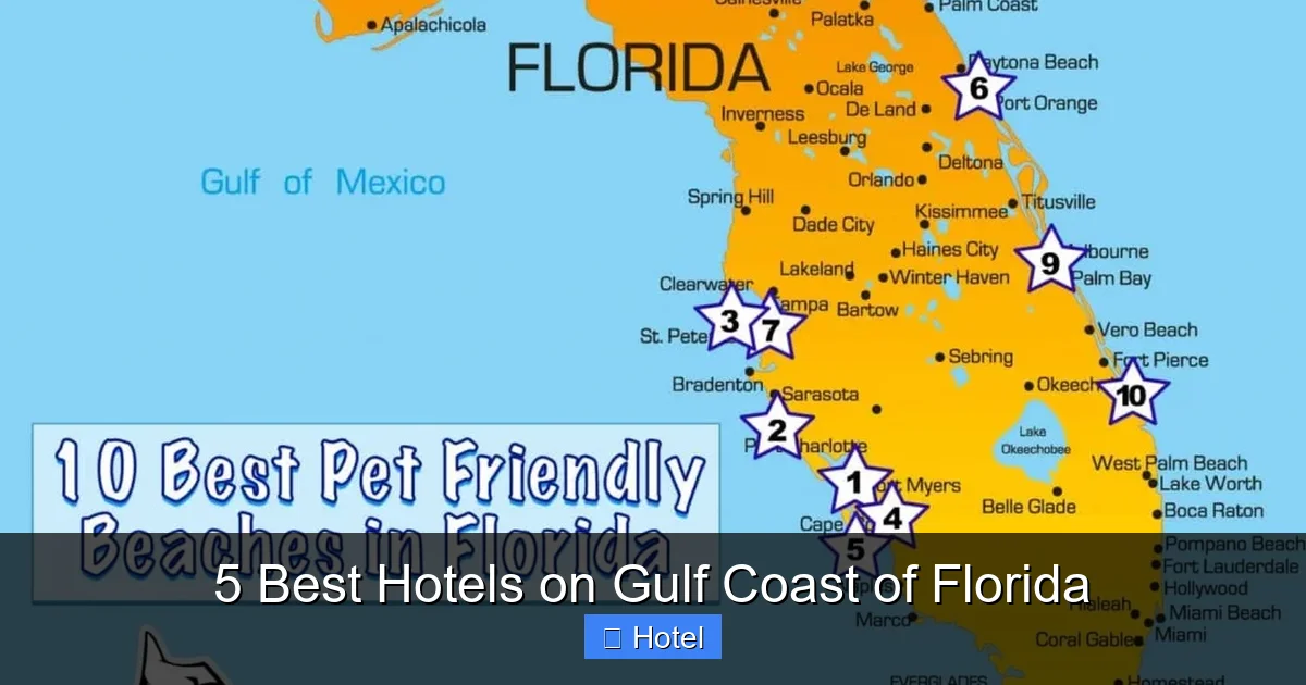 5 Best Hotels on Gulf Coast of Florida
