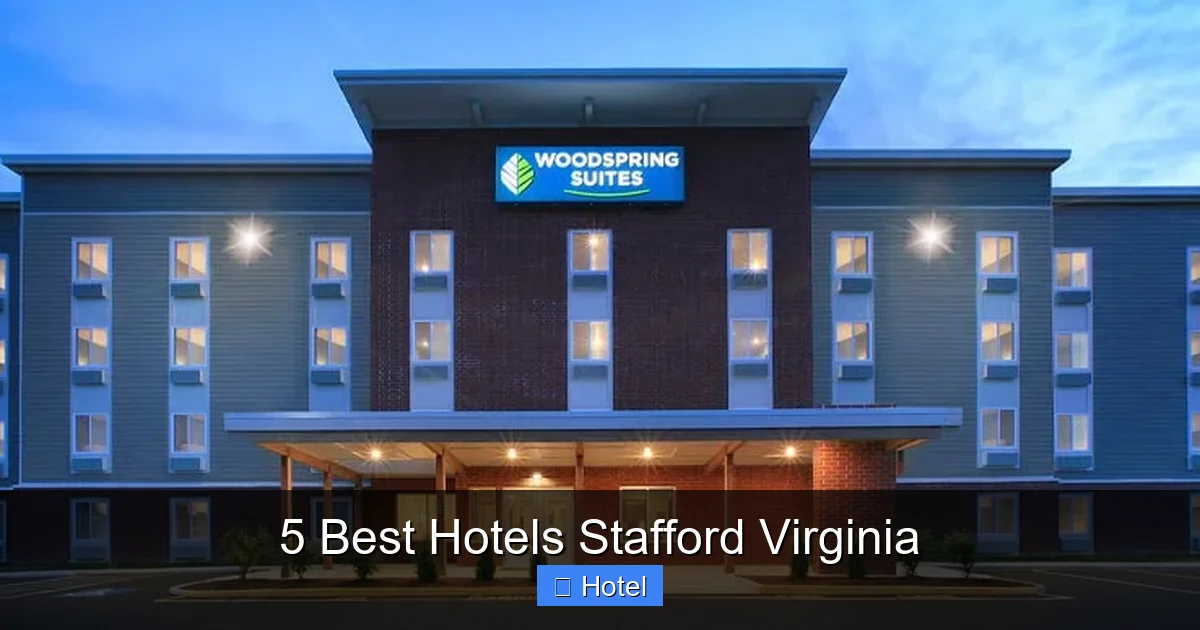 5 Best Hotels Stafford Virginia