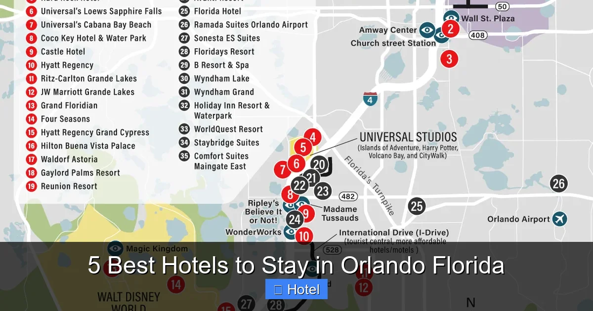 5 Best Hotels to Stay in Orlando Florida