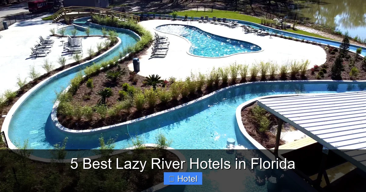 5 Best Lazy River Hotels in Florida
