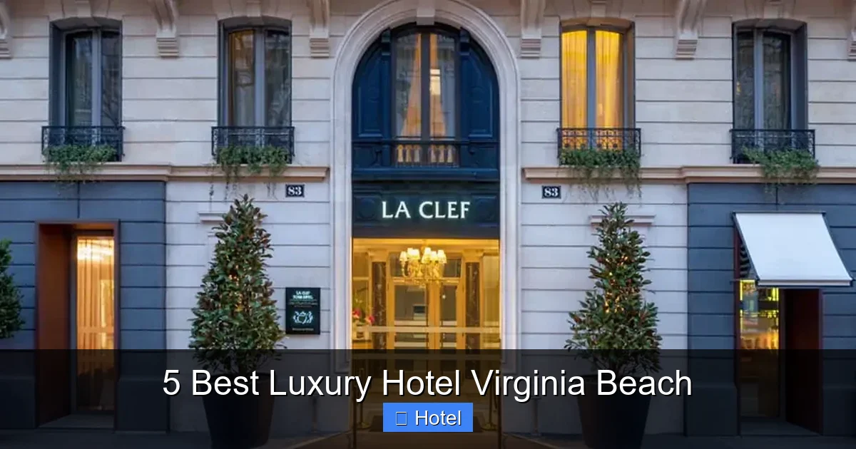 5 Best Luxury Hotel Virginia Beach