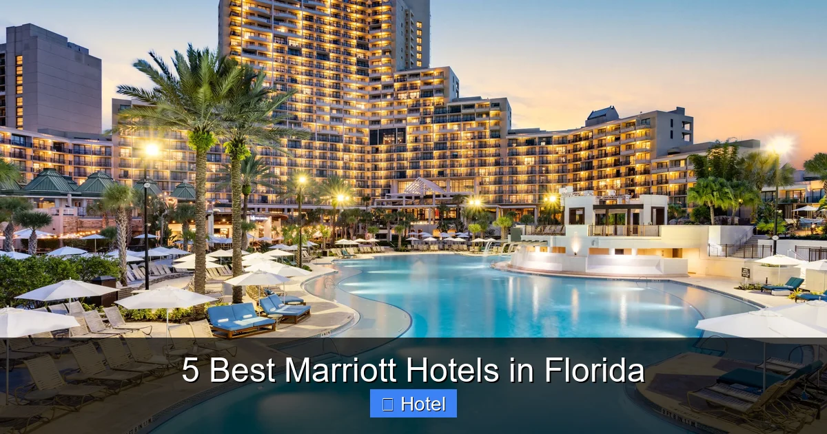 5 Best Marriott Hotels in Florida