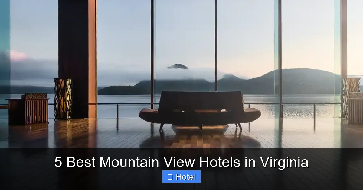 5 Best Mountain View Hotels in Virginia