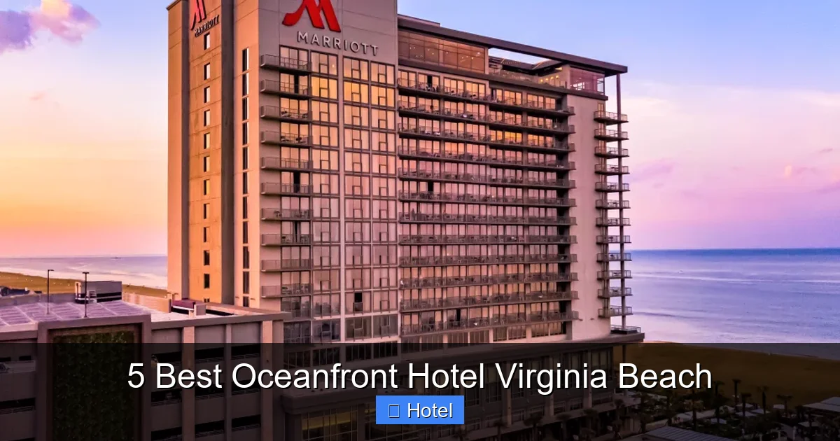 5 Best Oceanfront Hotel Virginia Beach