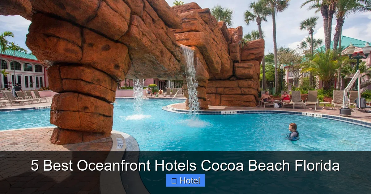 5 Best Oceanfront Hotels Cocoa Beach Florida