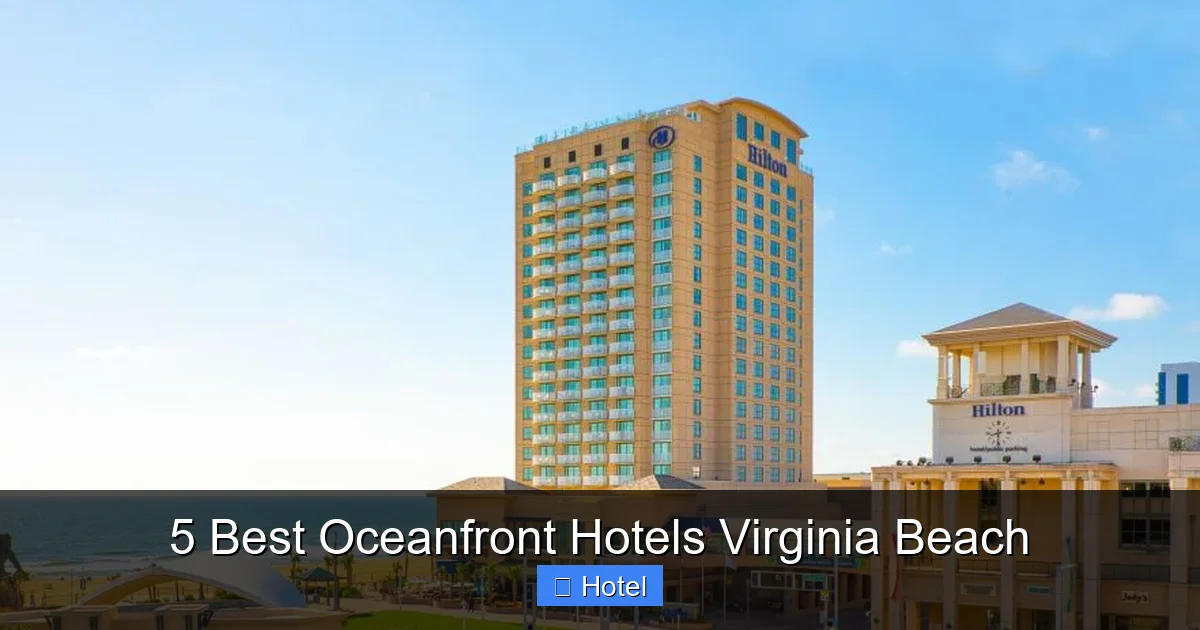 5 Best Oceanfront Hotels Virginia Beach