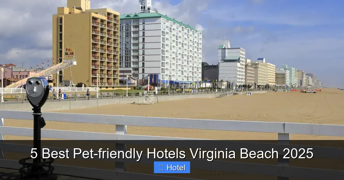 5 Best Pet-friendly Hotels Virginia Beach 2025