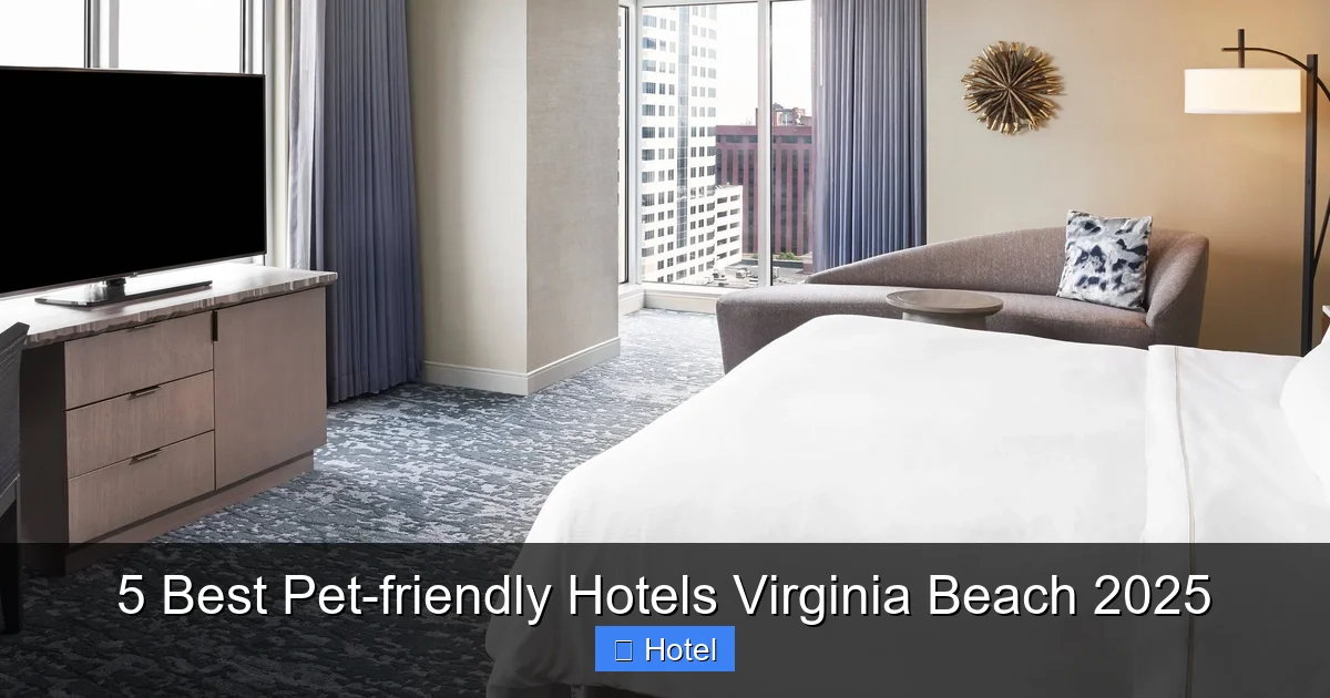 5 Best Pet-friendly Hotels Virginia Beach 2025