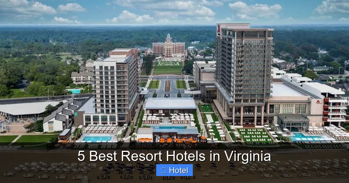 5 Best Resort Hotels in Virginia