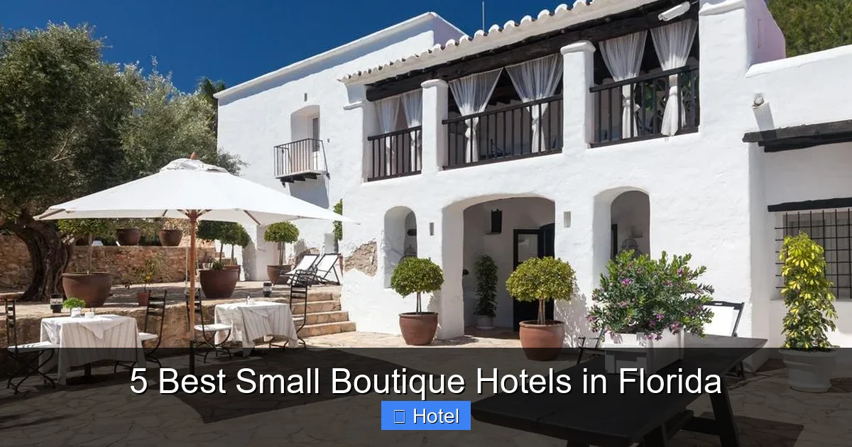 5 Best Small Boutique Hotels in Florida