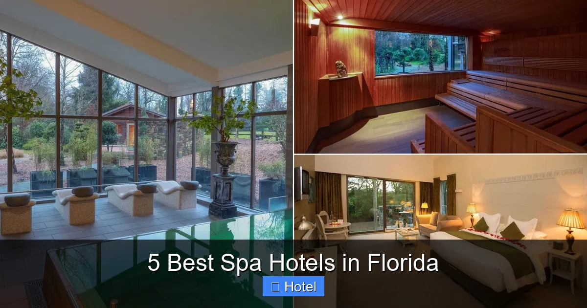 5 Best Spa Hotels in Florida