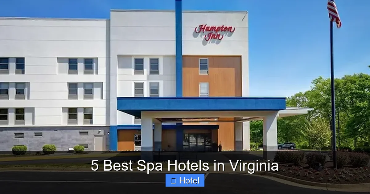 5 Best Spa Hotels in Virginia