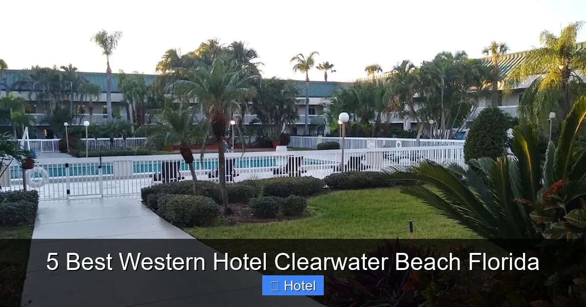 5 Best Western Hotel Clearwater Beach Florida