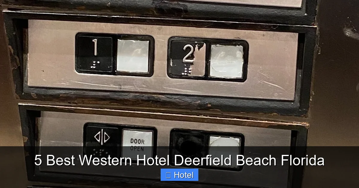 5 Best Western Hotel Deerfield Beach Florida