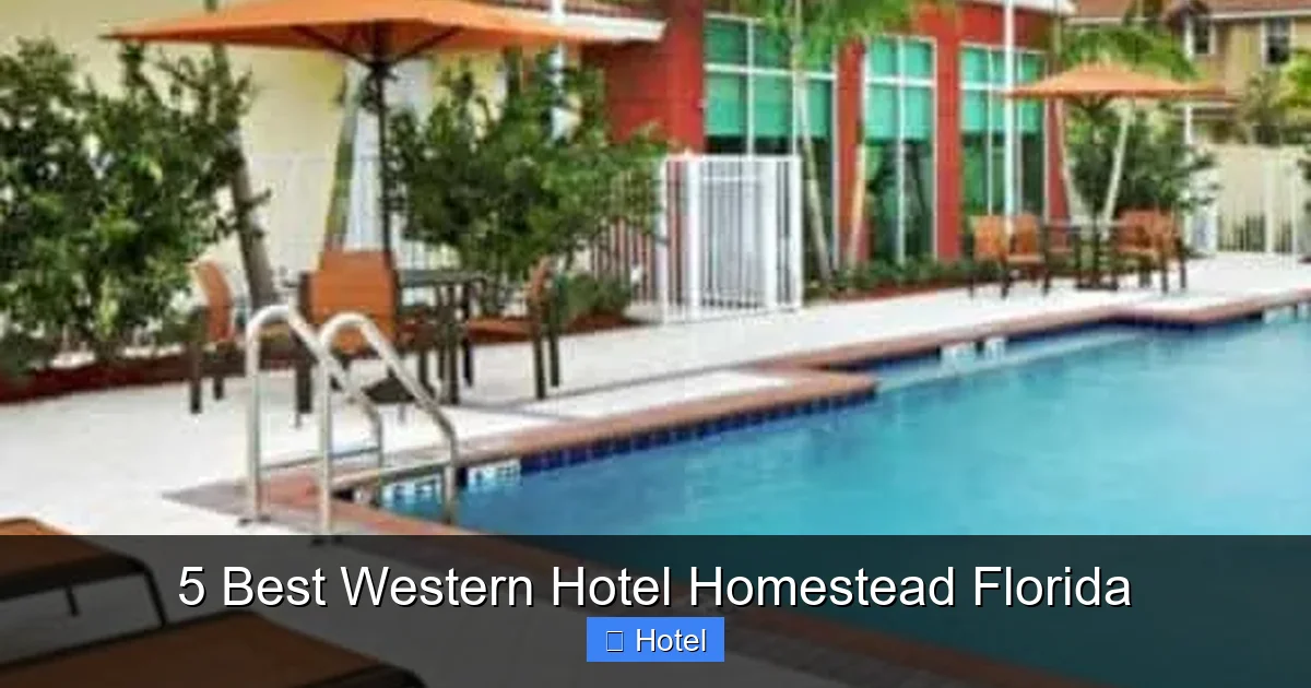 5 Best Western Hotel Homestead Florida