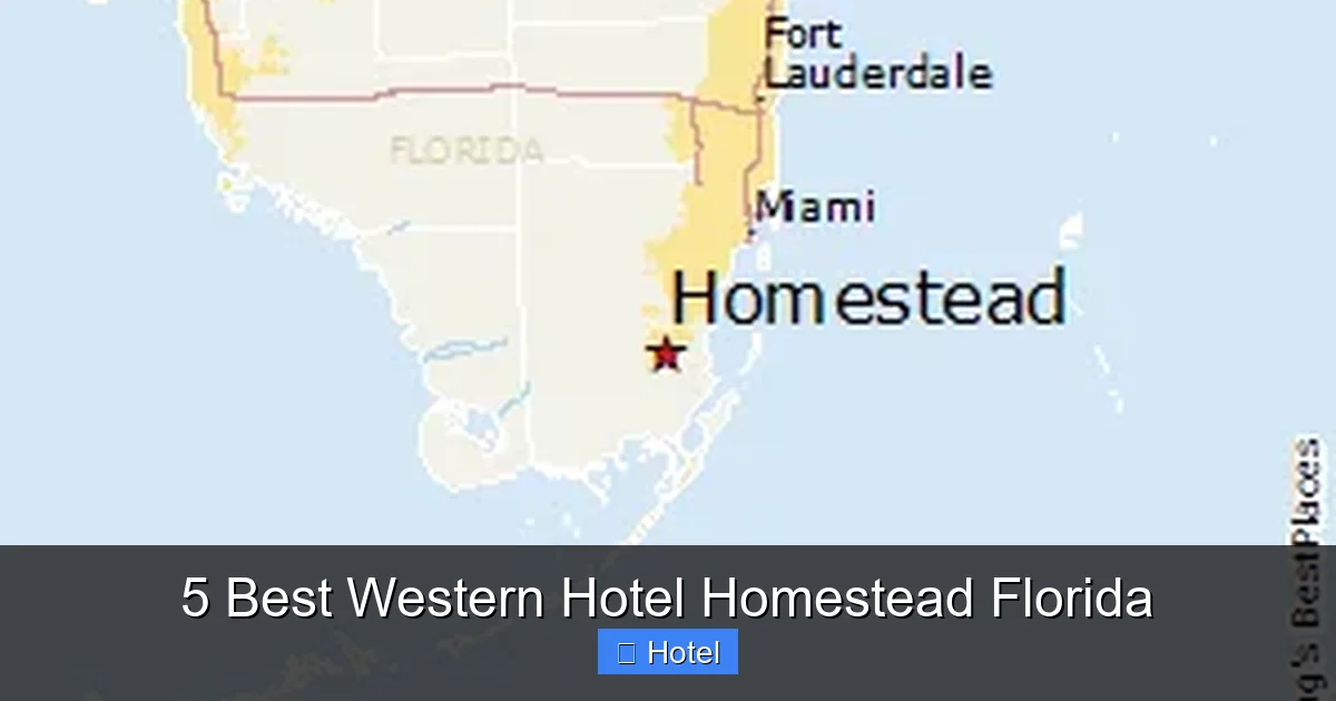 5 Best Western Hotel Homestead Florida