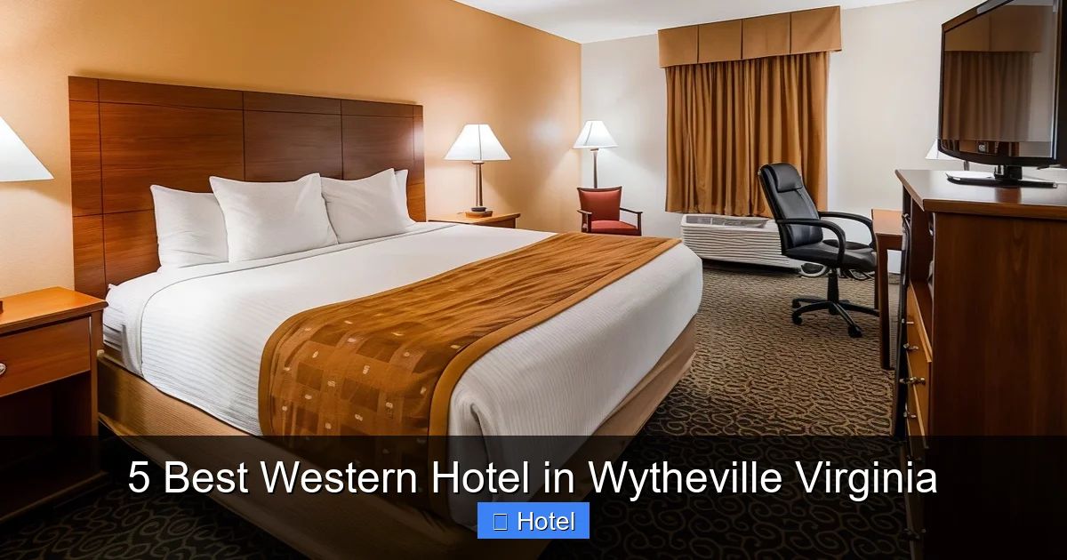 5 Best Western Hotel in Wytheville Virginia