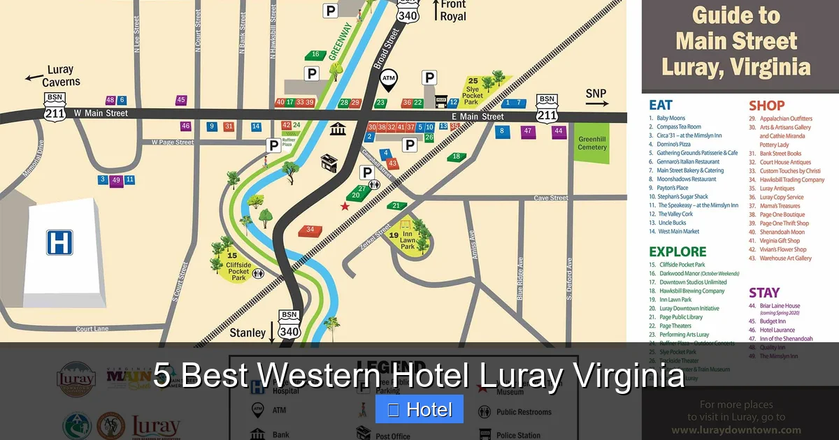 5 Best Western Hotel Luray Virginia