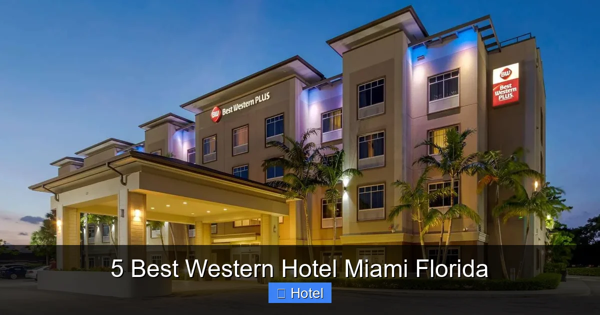5 Best Western Hotel Miami Florida