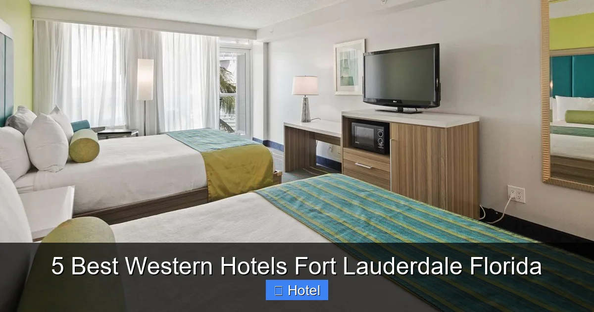 5 Best Western Hotels Fort Lauderdale Florida