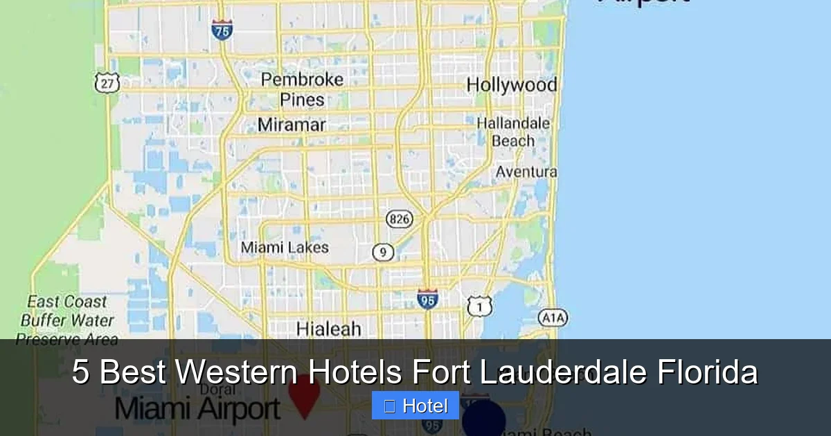 5 Best Western Hotels Fort Lauderdale Florida