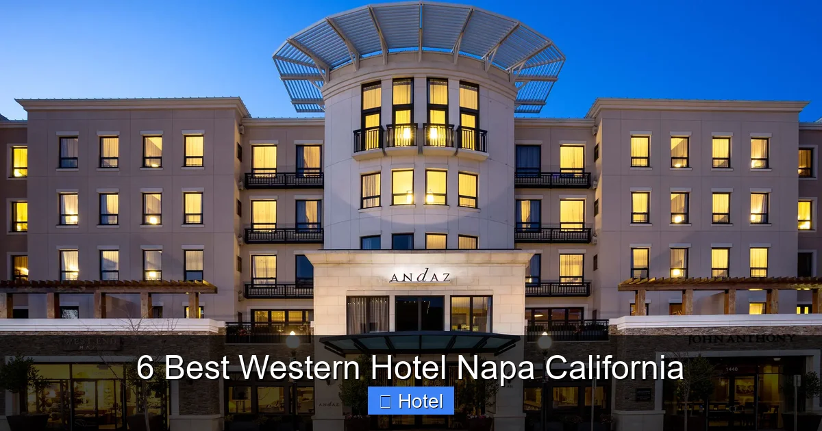 6 Best Western Hotel Napa California