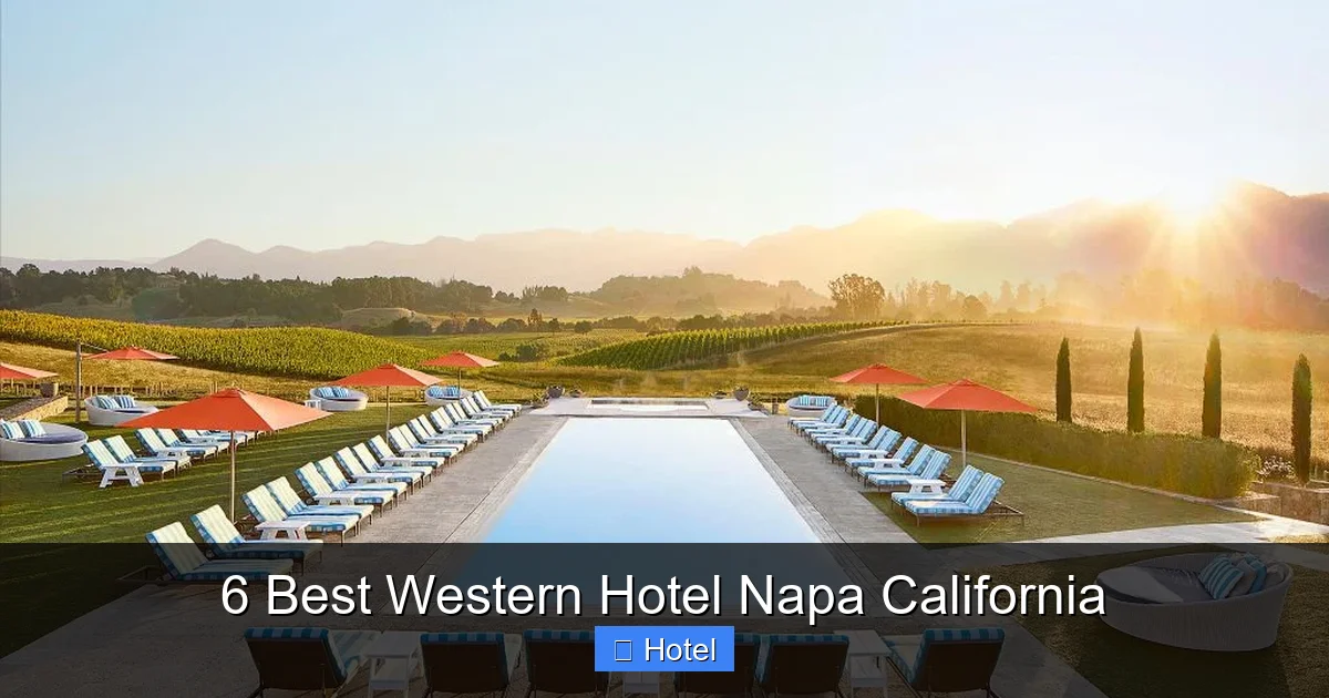 6 Best Western Hotel Napa California