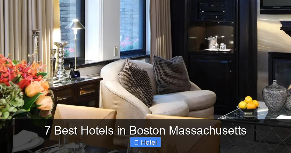 7 Best Hotels in Boston Massachusetts
