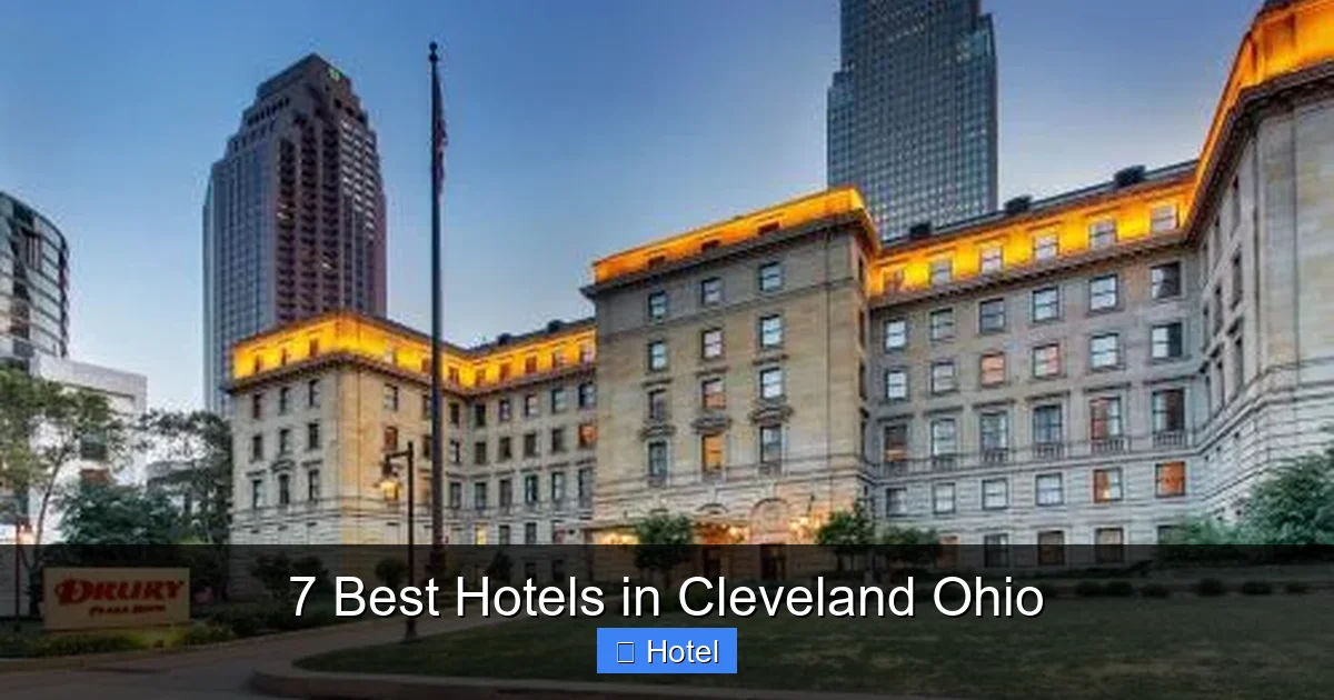 7 Best Hotels in Cleveland Ohio