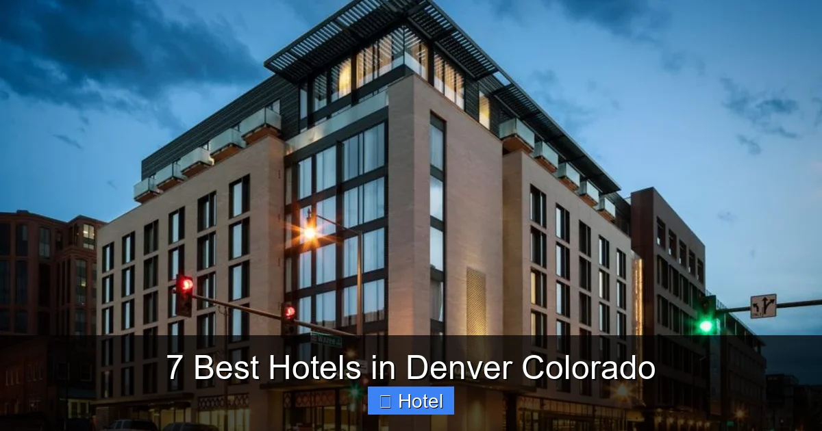 7 Best Hotels in Denver Colorado