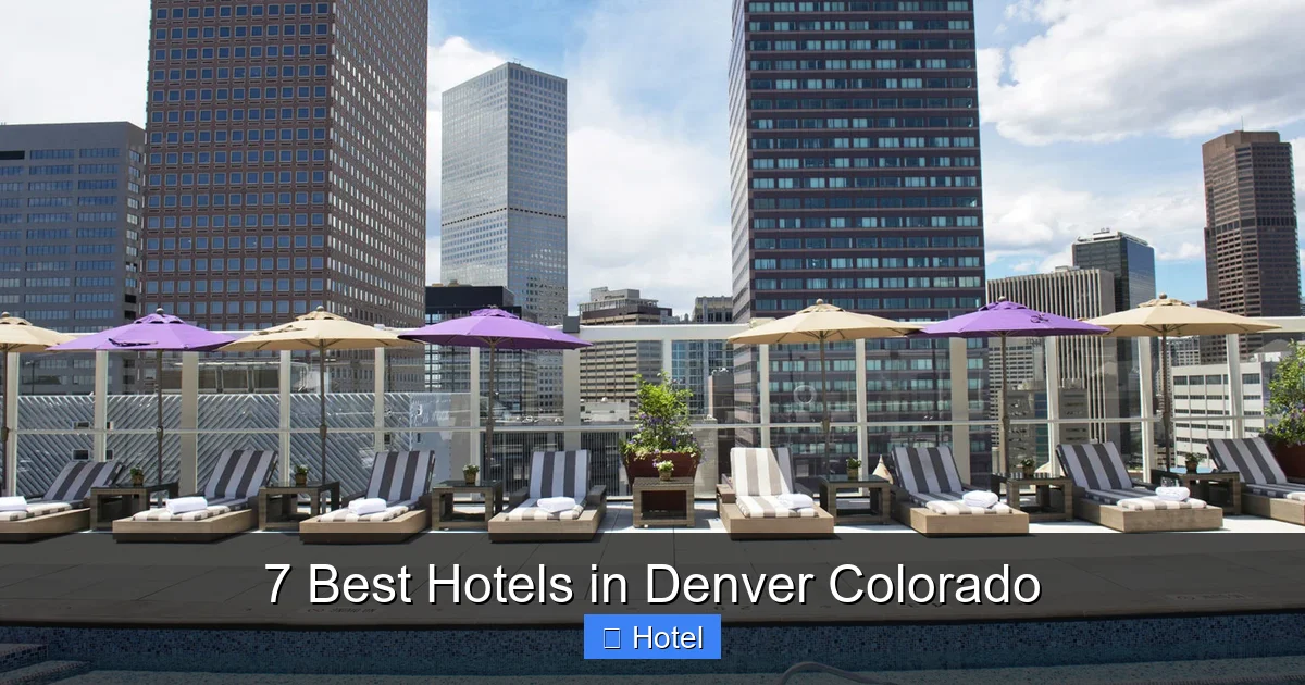 7 Best Hotels in Denver Colorado