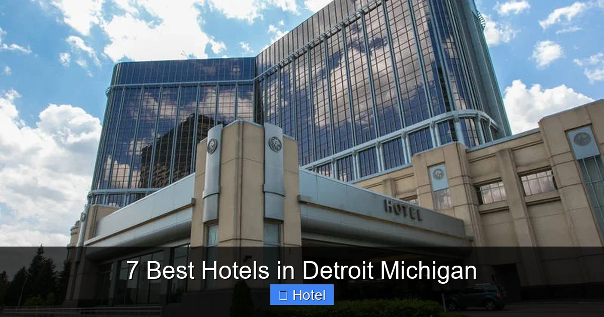 7 Best Hotels in Detroit Michigan