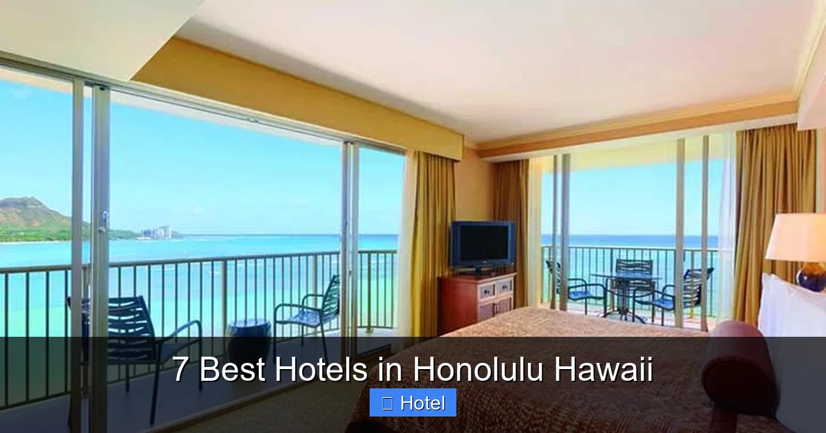 7 Best Hotels in Honolulu Hawaii