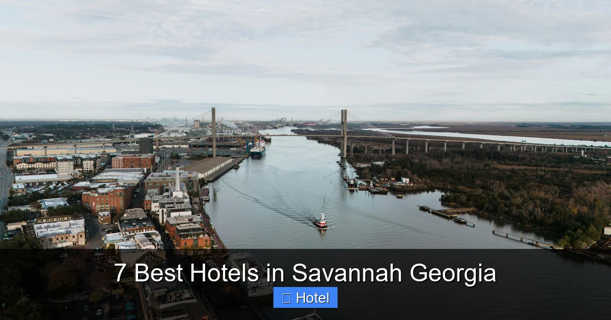 7 Best Hotels in Savannah Georgia