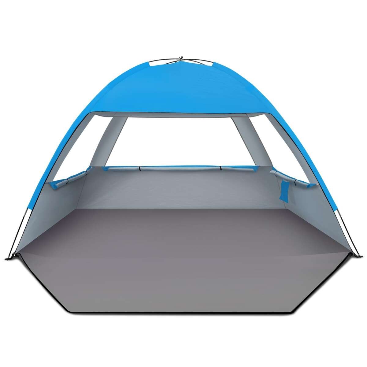 Venustas Beach Tent, Shade Beach Tent, Sun Tent with UPF 50+, Sun Shade for 3-4