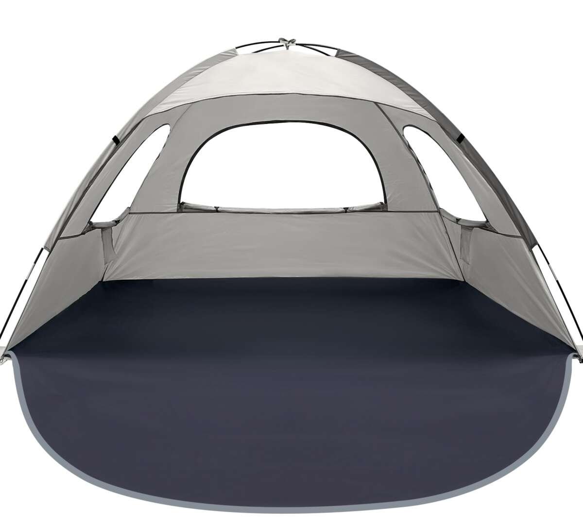 WhiteFang Beach Tent Anti-UV Portable Sun Shade Shelter for 3 Person, Extendable