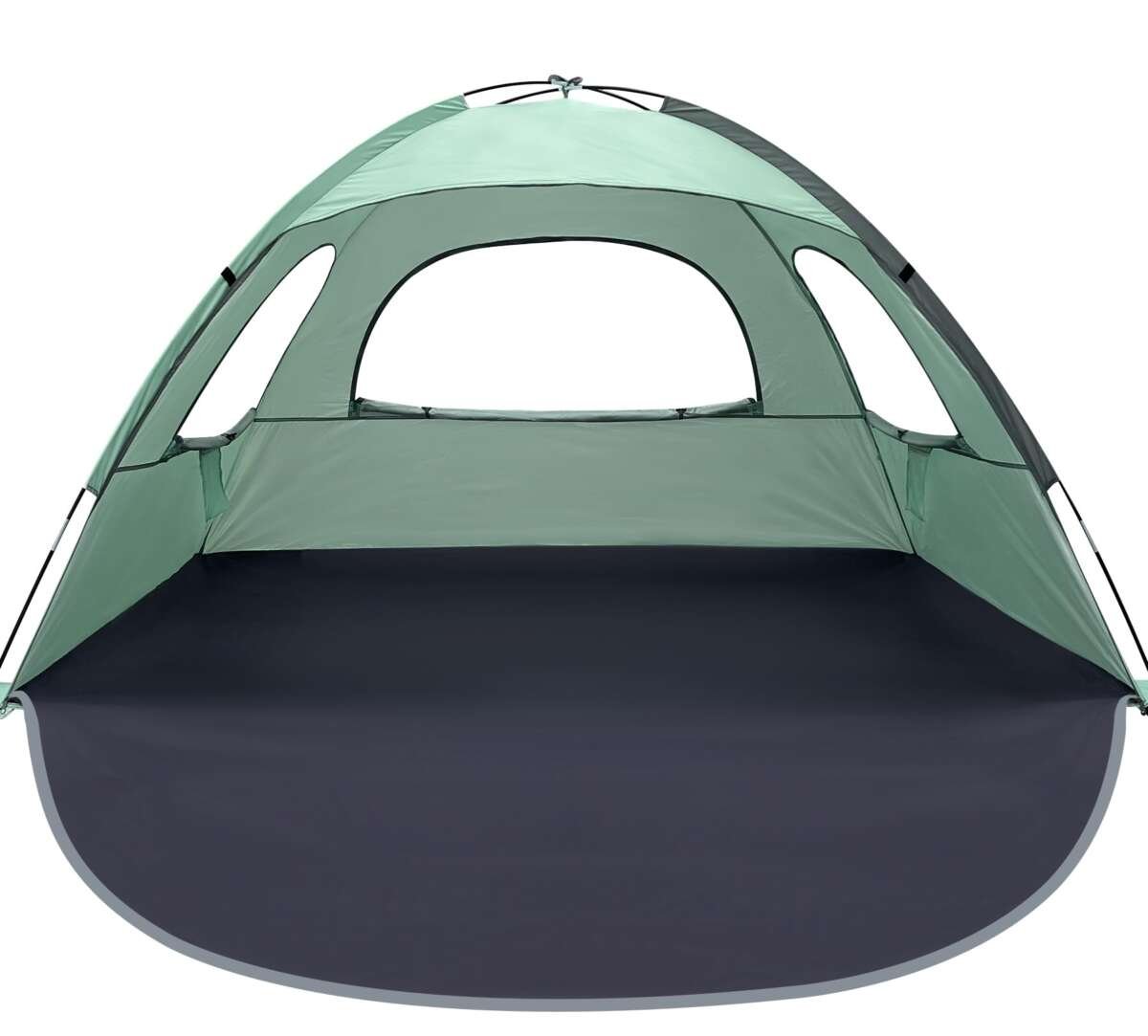 WhiteFang Beach Tent Anti-UV Portable Sun Shade Shelter for 3 Person, Extendable