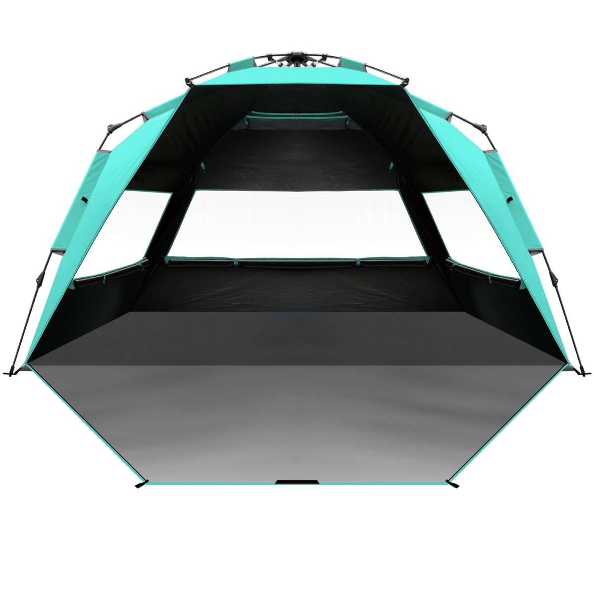 OutdoorMaster Beach Tent with Blackout Shelter Technology, Portable Sun Shade Sh