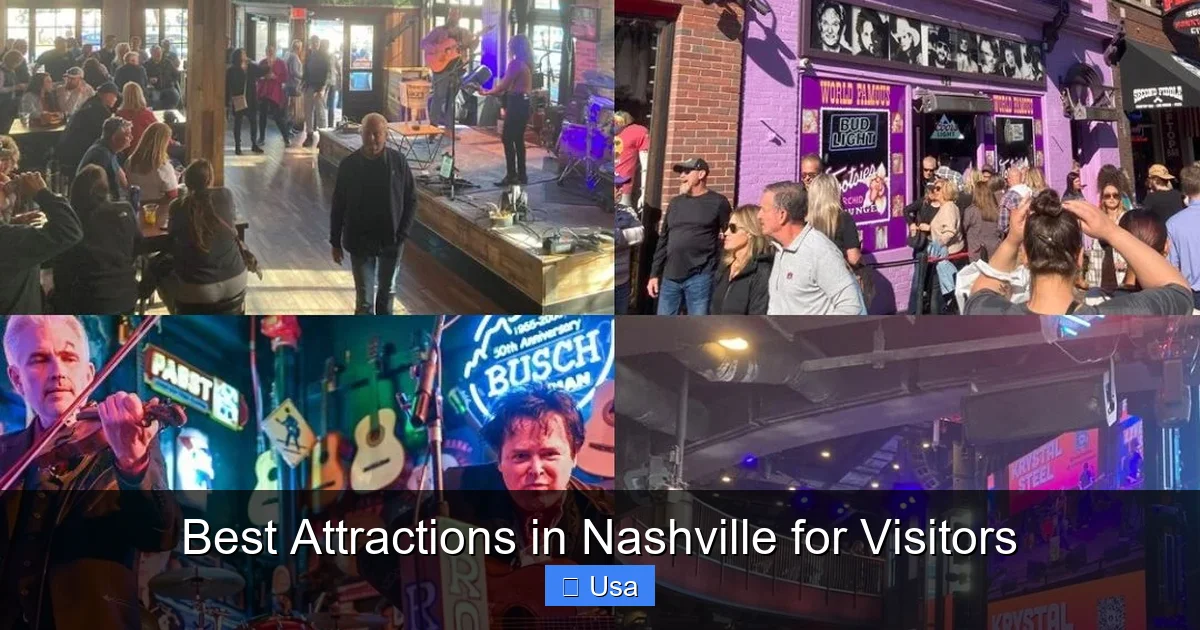 Best Attractions in Nashville for Visitors