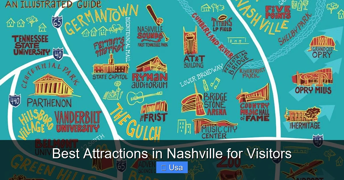 Best Attractions in Nashville for Visitors
