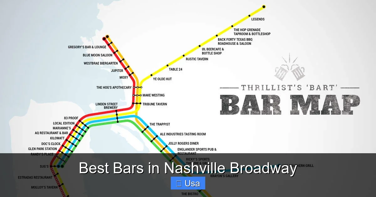 Best Bars in Nashville Broadway