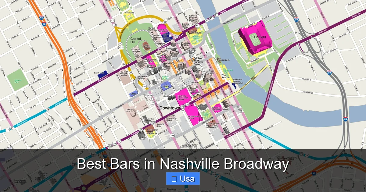 Best Bars in Nashville Broadway