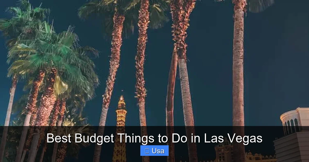Best Budget Things to Do in Las Vegas