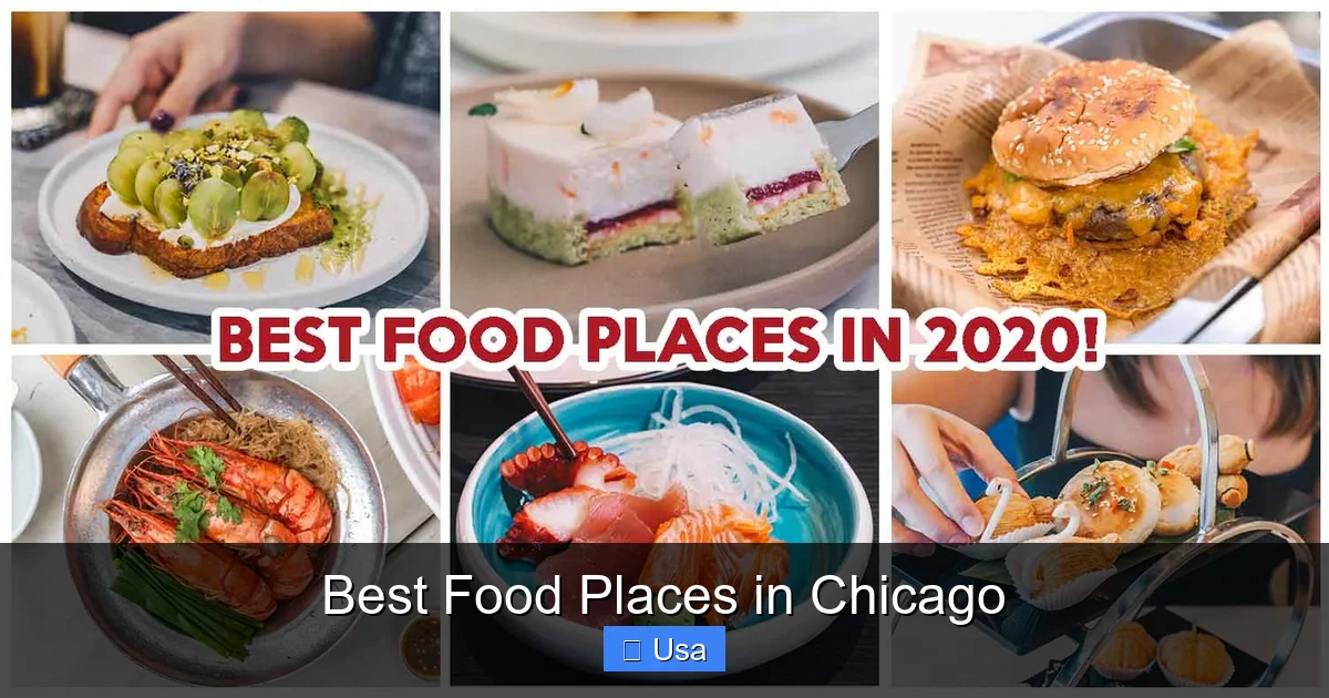 Best Food Places in Chicago